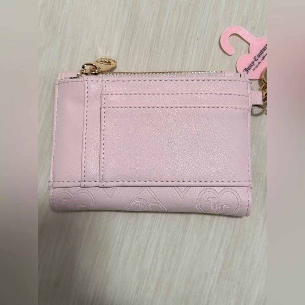 Juicy Couture Top Notch Double Sided Trifold Wallet - Picture 2 of 11
